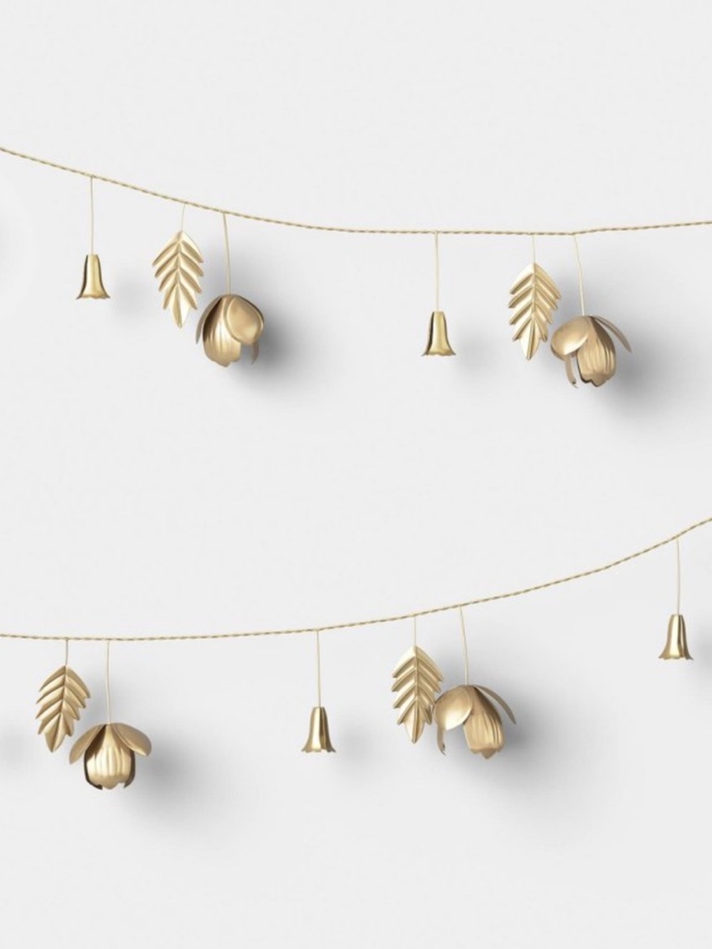 Gold Floral and Bell Metal Botanical Garland
- Threshold™
